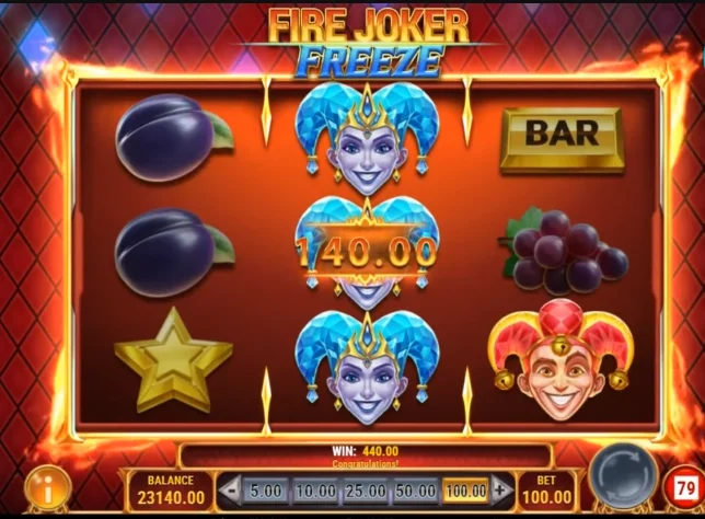 Fire Joker Freeze: pelaa verkossa oikealla rahalla Play’n GO:n kolikkopelissä