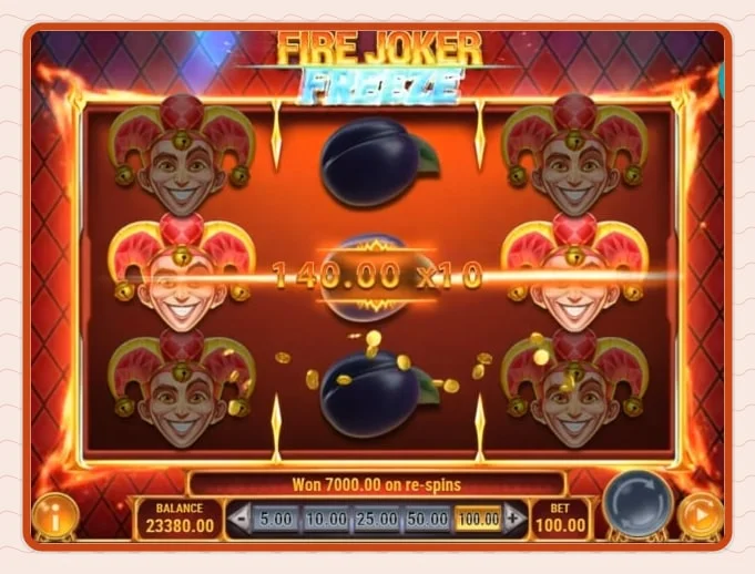 Fire Joker Freeze -kolikkopelin pääkuva